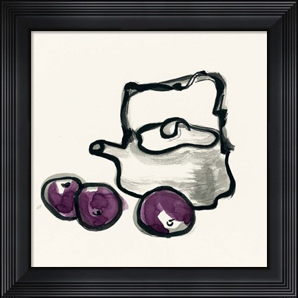 Framed Tea and Plums Print