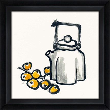 Framed Tea and Loquats Print