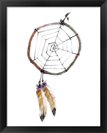 Framed Indian Dreamcatcher Print