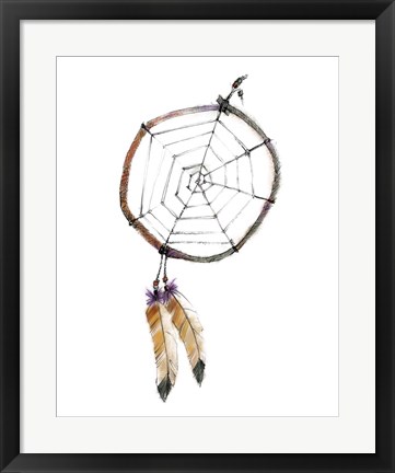 Framed Indian Dreamcatcher Print