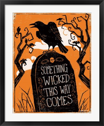 Framed Wicked III Print