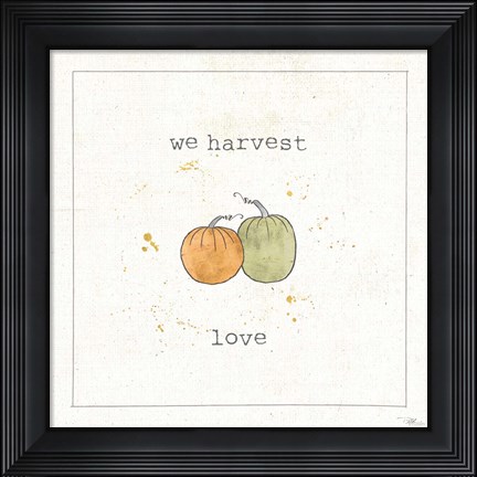 Framed Harvest Cuties I Print