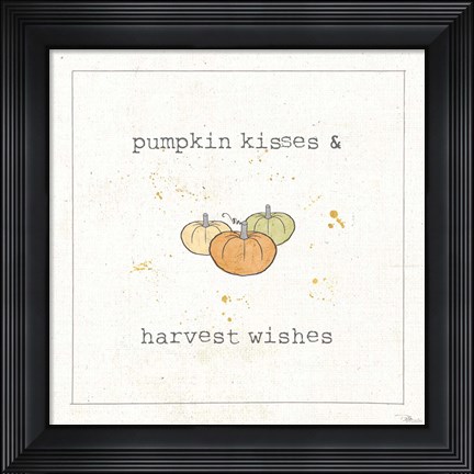 Framed Harvest Cuties III Print