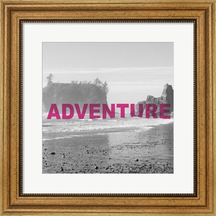 Framed Bold Adventures V Print