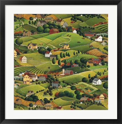 Framed Pleasant Valley Print