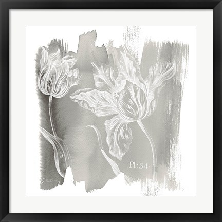 Framed Water Wash I Neutral Print