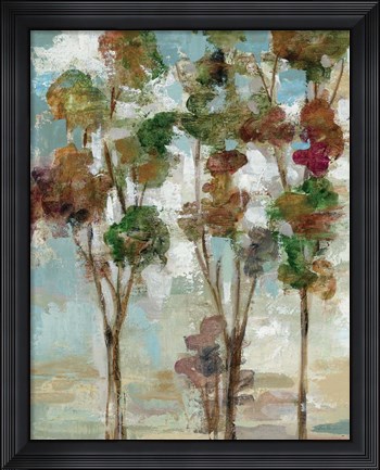 Framed Serene Forest II Print