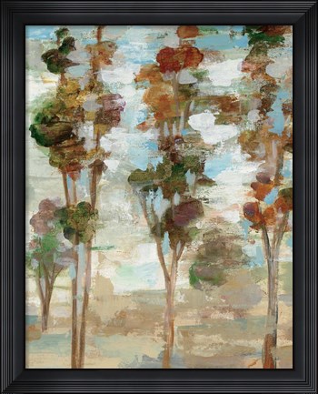 Framed Serene Forest III Print