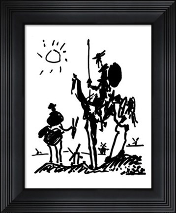 Framed Don Quixote Print