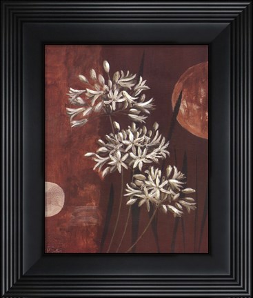 Framed Moonlight Blossoms II Print