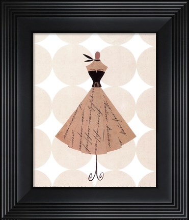 Framed Tres Chic II Print
