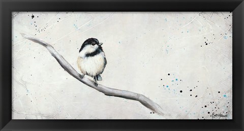 Framed Chickadee I Print