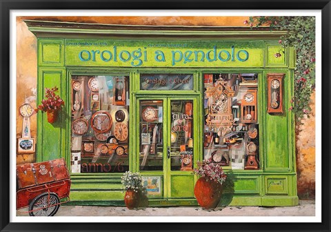 Framed Orologi a Pendolo Print