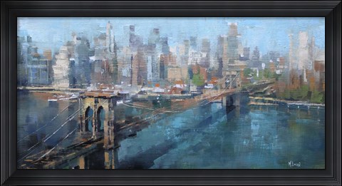 Framed Brooklyn Bridge Print