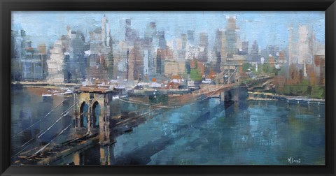 Framed Brooklyn Bridge Print