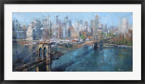 Framed Brooklyn Bridge Print