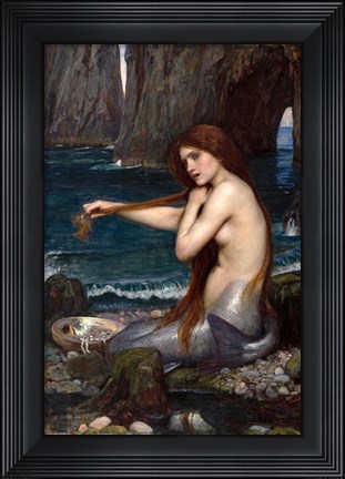 Framed Mermaid Print