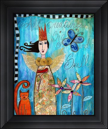 Framed All Creatures Big And Small Print