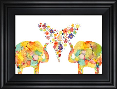 Framed All about the love Print