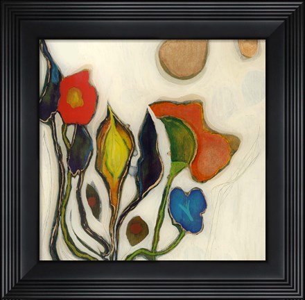 Framed Artist Flowers Print