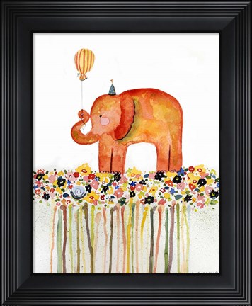 Framed Big Day Elephant Print