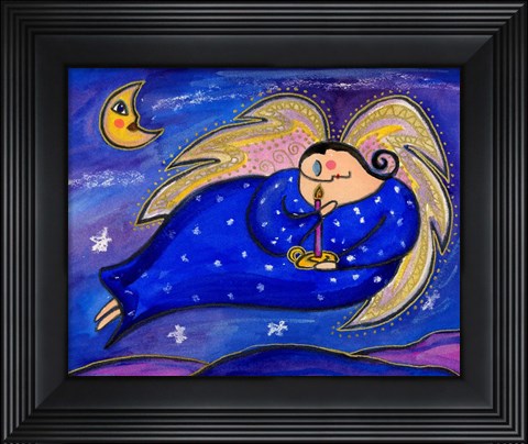 Framed Big Diva Angel Of Light Print