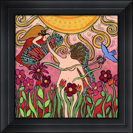 Framed Big Diva Birth Of A Goddess Print