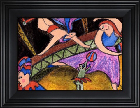 Framed Big Diva Circus Print