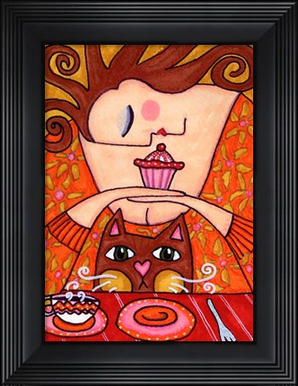 Framed Big Diva Cupcake For One Print