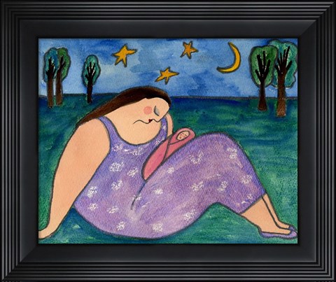 Framed Big Diva Early Evening Print