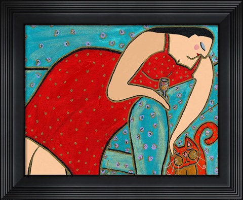 Framed Big Diva How Was Your Day Print