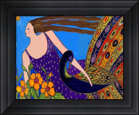 Framed Big Diva Island Beauty Print