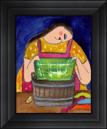 Framed Big Diva It All Comes Out In The Wash Print