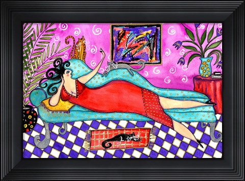 Framed Big Diva New Diamond Ring Print