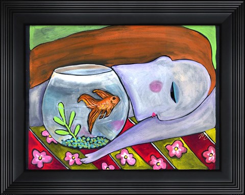 Framed Big Diva Nothing Love Can&#39;t Make Better Print