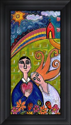Framed Big Diva Wedding Day Print