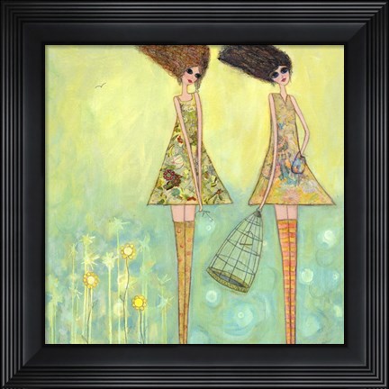 Framed Big Eyed Girls For The Best Print