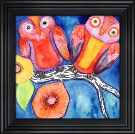 Framed Bright And Early Birds Print