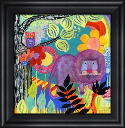 Framed Dandy Lion Print