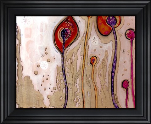 Framed December Flowers Print