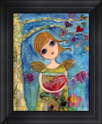 Framed Enough Love Fairy Print