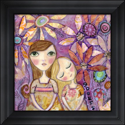 Framed French Sisters Print