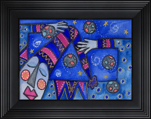 Framed Funky Juggler Print