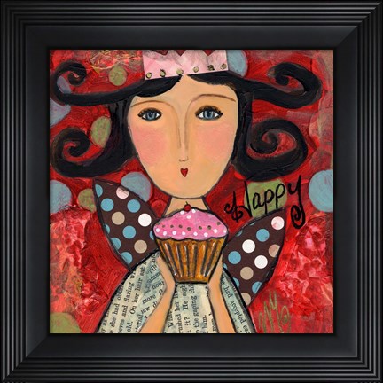 Framed Happy Every Day Fairy Print