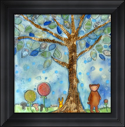 Framed Hide And Seek Print