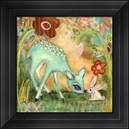 Framed Kiss Kiss Print