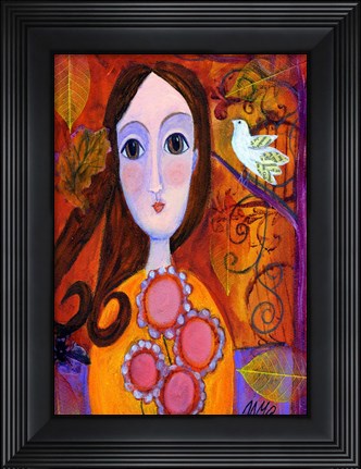 Framed Last Summer Flowers Print