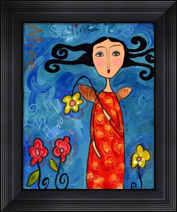 Framed My Flower.. Print