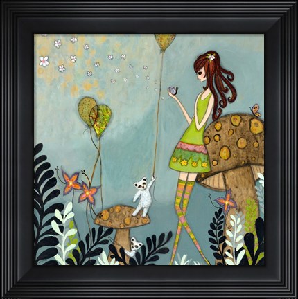 Framed She Loves Nature Print