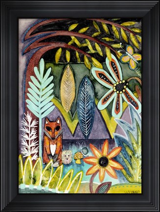 Framed Fox And The Hedgehog Print